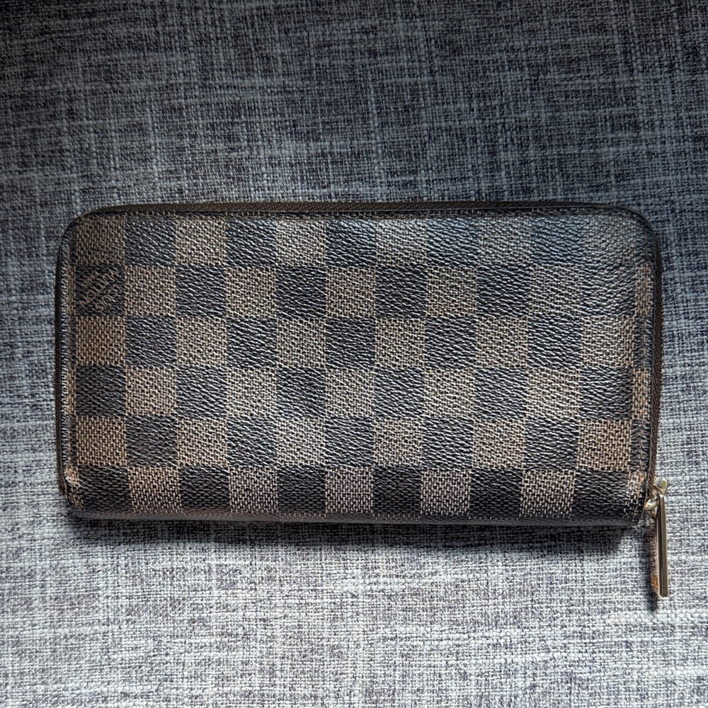 Louis Vuitton Damier Brown Checkered Wallet